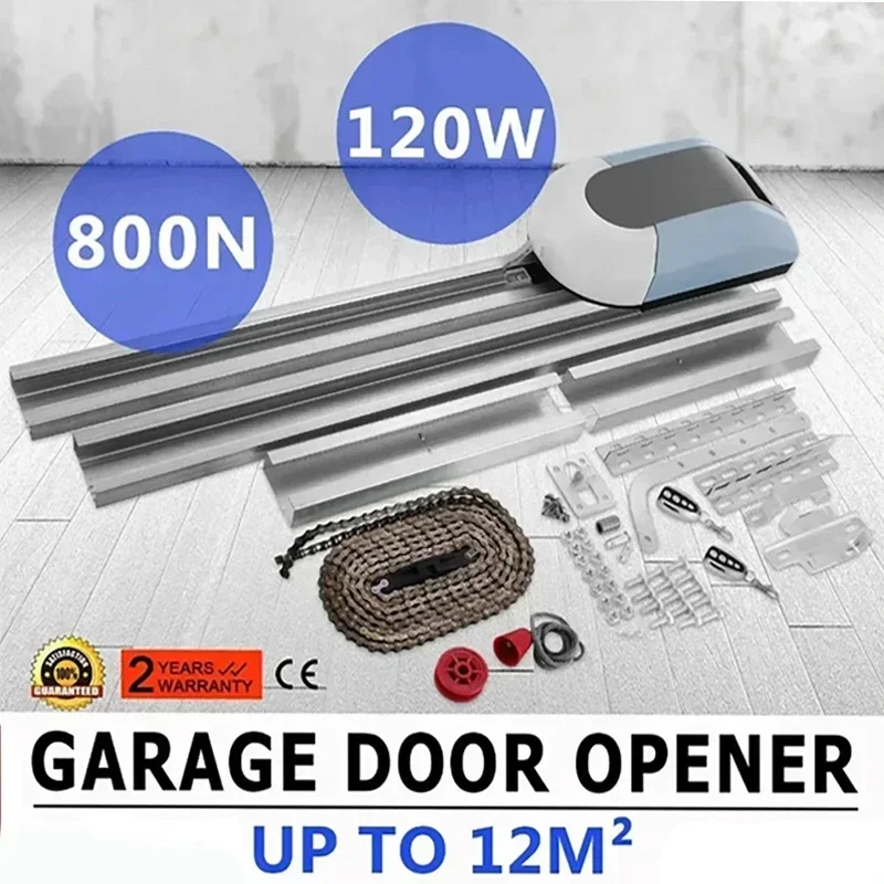 Vevor Garagentor öffner ac220v elektrischer automatischer Garagentor öffner mit Fernbedienung 15 m² anwendbar 1000 n Zugkraft Image