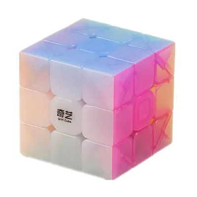 Qiyi Krieger w 3x3x3 Geschwindigkeit würfel neue Gelee Zauberwürfel transparente profession elle Image
