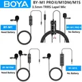 BOYA BY-M1/Dallas PRO/M1DM 3.5mm TRRS Lavalier Revers Microphone pour iPhone Android PC Ordinateur