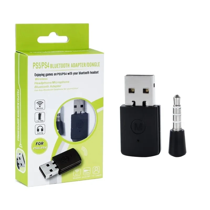 Adaptateur de casque Audio de jeu sans fil, récepteur pour Console de jeu PS5, PS4, casque PC, transmetteur Audio Bluetooth 5.0