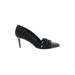 Rebecca Minkoff Heels: Slip On Stiletto Work Black Solid Shoes - Women's Size 11 - Pointed Toe