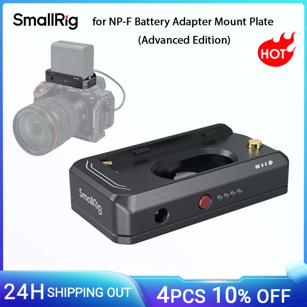 SmallRig für NP-F Batterieadapter-Montageplatte für Canon EOS R5 R5 C für BMPCC 4K 6K 6K Pro für NP-F970 für NP-F550 für NP-F770 Image