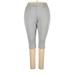 Riders by Lee Khaki Pant: Gray Print Bottoms - Women's Size 18