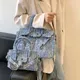 Sac à Main en Denim Vintage pour Femme Sacoche de Luxe de Styliste Rétro Bleu Harajuku Y2k Hobo