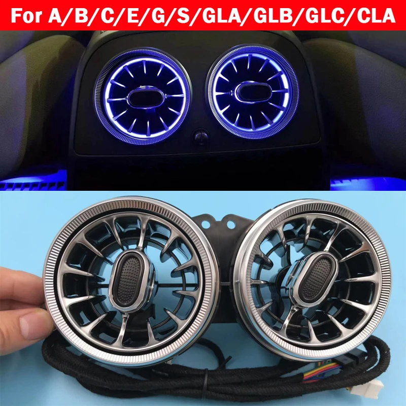 Für A/C/E/G/S/GLA/GLB/GLC/CLA/CLS W205 W213 W222 W177 W118 W464 X247 X253 H247 W257 Hintere Luftauslass-Ambientebeleuchtung LED-Düsenlampe Image