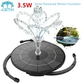 AISITIN-Pompe de fontaine solaire 3.5W 62 6 buses bain d'oiseaux solaire fontaine flottante