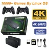 LEMFO-Console de jeu vidéo M8 4K Linux OS TV 10000 + jeux intégrés 2.4G poignée sans fil pour