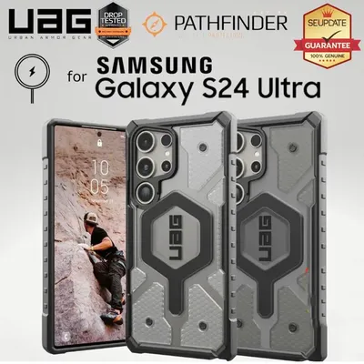 UAG-Coque Magnétique Antichoc pour Samsung Galaxy Atofinder Clear Pro MagSafe S24 Ultra S23