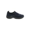 L.L.Bean Flats: Slip On Platform Casual Blue Print Shoes - Women's Size 7 - Round Toe