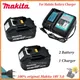 Chargeur de batterie Makita avec port USB 100% d'origine 5 0 Ah 18V Eddie ion DC18RF BL1840