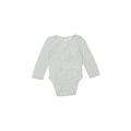 Baby Gap Long Sleeve Onesie: Gray Solid Bottoms - Size 18-24 Month