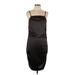 Divided by H&M Cocktail Dress - Bodycon: Black Solid Dresses - Women's Size Large