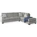 Gray Sectional - Latitude Run® Chikae 2 Pieces Chaise Sectional Chenille | 39 H x 111 W x 90 D in | Wayfair EA881A1EAF9B4501BF128F05B18B4105