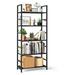 Latitude Run® 5 Tier Bookshelf - Tall Book Shelf Modern Bookcase For Cds/Movies/Books | Wayfair 04CE427CDC784019805A51B0966B65B0