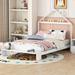 Harper Orchard Twin Size Wood Platform Bed w/ House-Shaped Headboard & Footboard Bench in White | Full | Wayfair 8B3210D7A6F54AA481A9A63DBFCD45EA