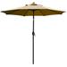 Arlmont & Co. 9' Patio Umbrella Outdoor Table Umbrella w/ 8 Sturdy Ribs in Brown | Wayfair FD2C833EE8CC42C083DA0206D7672D20