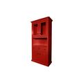 Red Barrel Studio® Dhumma Sideboard w/ Bar Hutch red | 79 H x 39.25 W x 17.5 D in | Wayfair 9B689B2E7A844396BA2B2F39F383074A