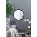 Red Barrel Studio® Metal Round Wall Mirror Metal in Black | 30.1 H x 29.1 W x 2 D in | Wayfair 091AEB37C4334D6D93957893EB1FE67D