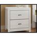Millwood Pines Nightstand w/ Drawers, Bedside Table, End Table For Living Room Bedroom Assembled w/ Sturdy Solid Wood in White | Wayfair