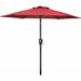 Arlmont & Co. Simple Deluxe 7.5' Patio Outdoor Table Market Yard Umbrella w/ Push Button Tilt/Crank, 6 Sturdy Ribs For Garden, Deck, Backyard, Pool | Wayfair