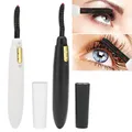 Heated Eyelash Curler Quick Heating Long Lasting Battery Powered Electric Eye Lashes Curler Roller