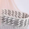 1M/2M3M/4M/5M Baby Bed Bumper DIY Crib Bumper for Newborn Single Strand Braid Knot Pillow Cushion