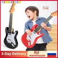 Electric Kids Guitar 6 Strings Ukulele Guitar Toy Musical Instruments For Kids Children Beginners