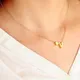 2024 Fashion Tiny Gold/Silver Color Initial Necklace Gold Letter Heart Initials Name s Pendant For