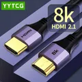 YYTCG 8K Cable HDMI-compatible 2.1 HDR RGB 4:4:4 Audio Video Cable Ultra-HD (UHD) 48Gbps 8K 60Hz 4K