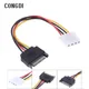 4 Pin Molex IDE To 15 Pin SATA Power Cable Male To Female SATA Extension Cord Hard Drive Disk Power