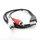 1.5M Wire USB A 2.0 Male To 2 Rca Male AV plug connector adapter Cable Lead PC TV AUX Audio Video