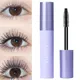 Black 4D Mascara Thick Slender Curling Waterproof Sweatproof 24H Long Lasting Effect Without Smudge