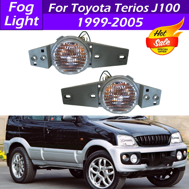 Per Toyota Daihatsu Terios J100 1999-2005 auto paraurti anteriore luce d'angolo fendinebbia anteriore fendinebbia indicatore di direzione luce di guida