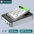 Yottamaster Custodia SATA SSD da 2,5 3,5 pollici NAS Custodia esterna per HDD wireless Scatola di immagazzinaggio per disco rigido Server cloud HD personale
