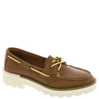 Sperry Top-Sider Chunky Boat 2-Eye - Womens 5 Tan Slip On Medium