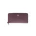 Tory Burch Leather Wallet: Burgundy Solid Bags