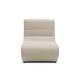 DOMO. collection Outdoor Sofa Borkum 1F Element, Gartenmöbel, Couch, Gartensofa 73 x 102 80 cm taupe