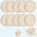 10 Pcs Exfoliating Facial Loofah Scrubbers Natural Face Exfoliator Pad Cleanser Sponges Reusable 100% Natural Loofah Sponge Manual Facial Cleansing Scrubber Handheld Pad for Men and Women