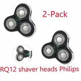Blade 2x Replacement RQ12 Shaver Heads Philips Norelco SensoTouch GyroFlex Razor