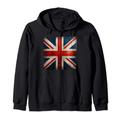 Union Jack Britische Flagge Retro Großbritannien Vintage UK Flagge Kapuzenjacke