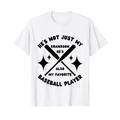 Er ist nicht nur mein Enkel, er ist mein Lieblings-Baseballspieler T-Shirt