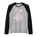 I'm The Mam Bunny Cute Matching Family Ostertag Raglan