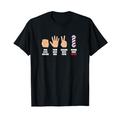 Schere Stein Papier Barber T-Shirt