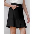 Women's Golf Skorts Black White Dark Navy Skirt Ladies Golf Attire Clothes Outfits Wear Apparel