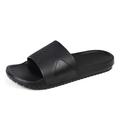 Men's Slippers Flip-Flops Plus Size Outdoor Slippers Slides Casual Beach Home Daily PVC Breathable Slip Resistant Loafer Black Grey Black Blue Summer Spring