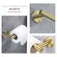 Wall Mounted Towel Rack Towel Bar Toilet Paper Holder Robe Hook Cool Adorable Antique Modern Stainless Steel Low-carbon Steel Metal 4pcs 1PC - Bathroom Wall Mounted