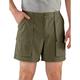 Men's Cargo Shorts Shorts Button Elastic Waist Multi Pocket Plain Comfort Breathable Short Outdoor Daily Holiday Cotton Blend Fashion Casual Dark Khaki Light Khaki