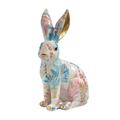 Creative Resin Bunny Crafts Gift Rabbit for Living Ornament Desktop Ornament Spring Home Decor, Easter Gift