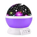 Star Projector Night Light 360-Degree Rotating Desk Lamp 8 Colors Changing with USB for Children Baby Bedroom and Party Decorations