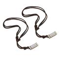 Harmonica Necklace 2pcs Portable Necklace Instrument Musical Necklace Hanging Pendants for Birthday Gifts